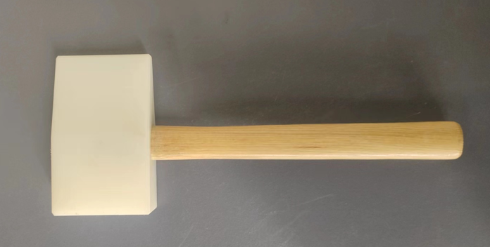 STRUXENXX White Wedged PVC Tinner's Hammer HFTZ10 for Standing Seam Metal Roofing Panel,roofer Tool