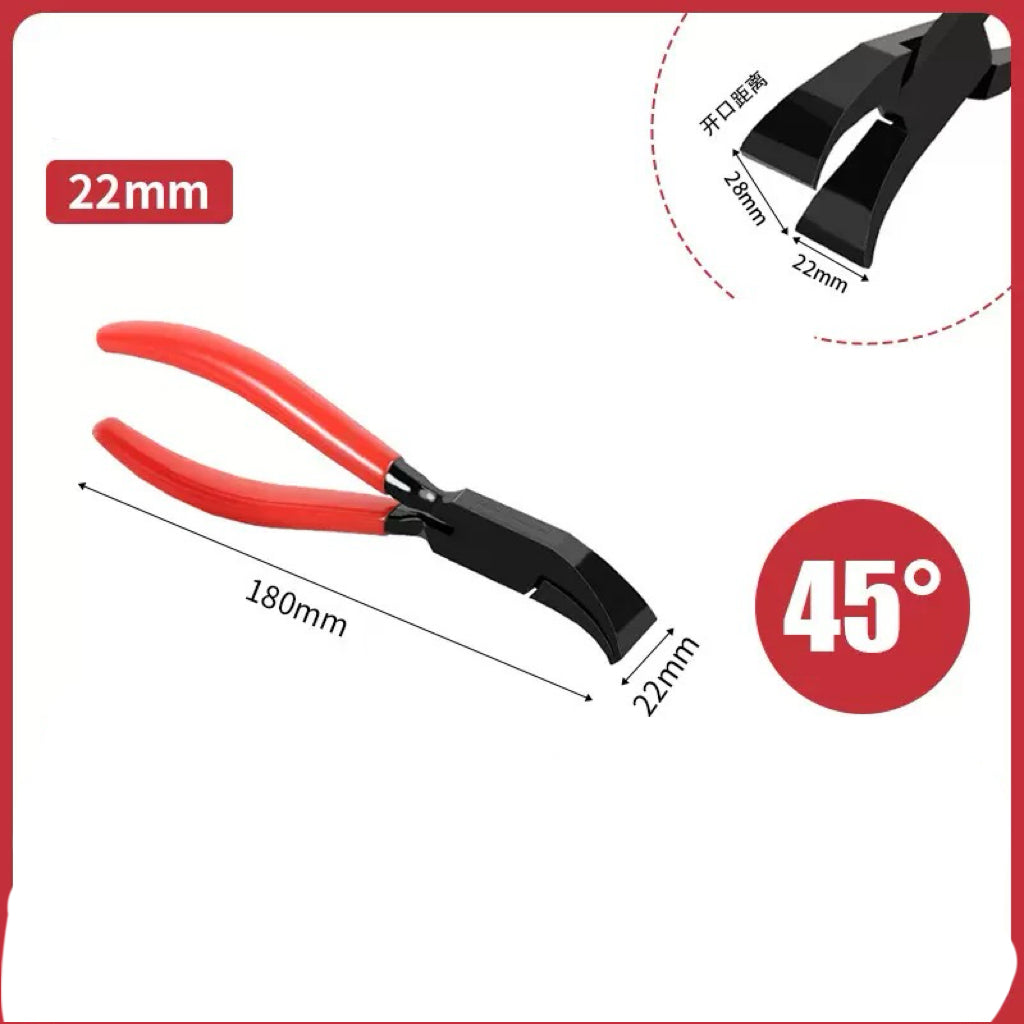 45 degrees Sheet metal pliers -22mm Small Jaw width