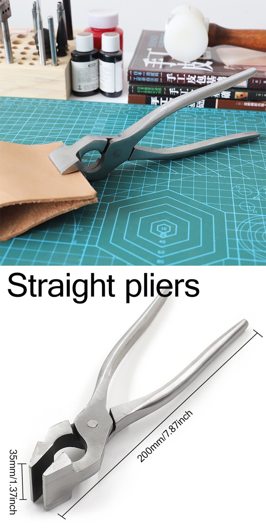 Straight tong