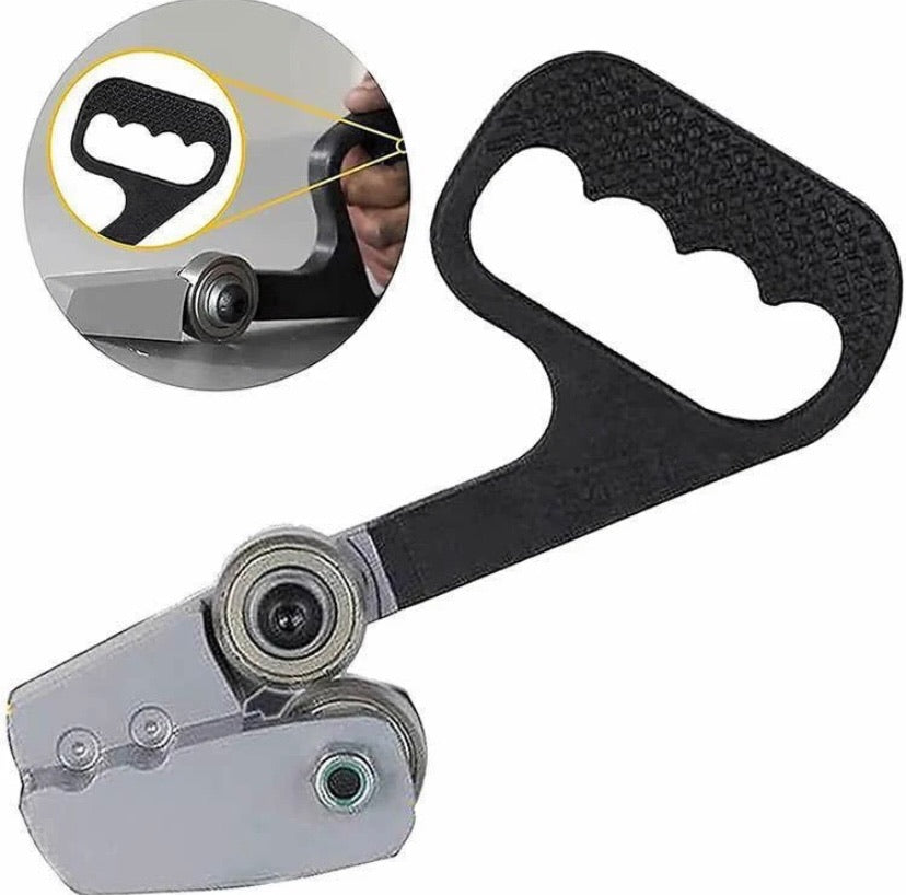 Handheld Pull Cutter for Steel & Aluminum (Up to 24 Gauge), Lightweight DIY Metal Cutting Tool2