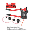 360° Swivel Head Pop Rivet Gun | 4 Nosepieces
