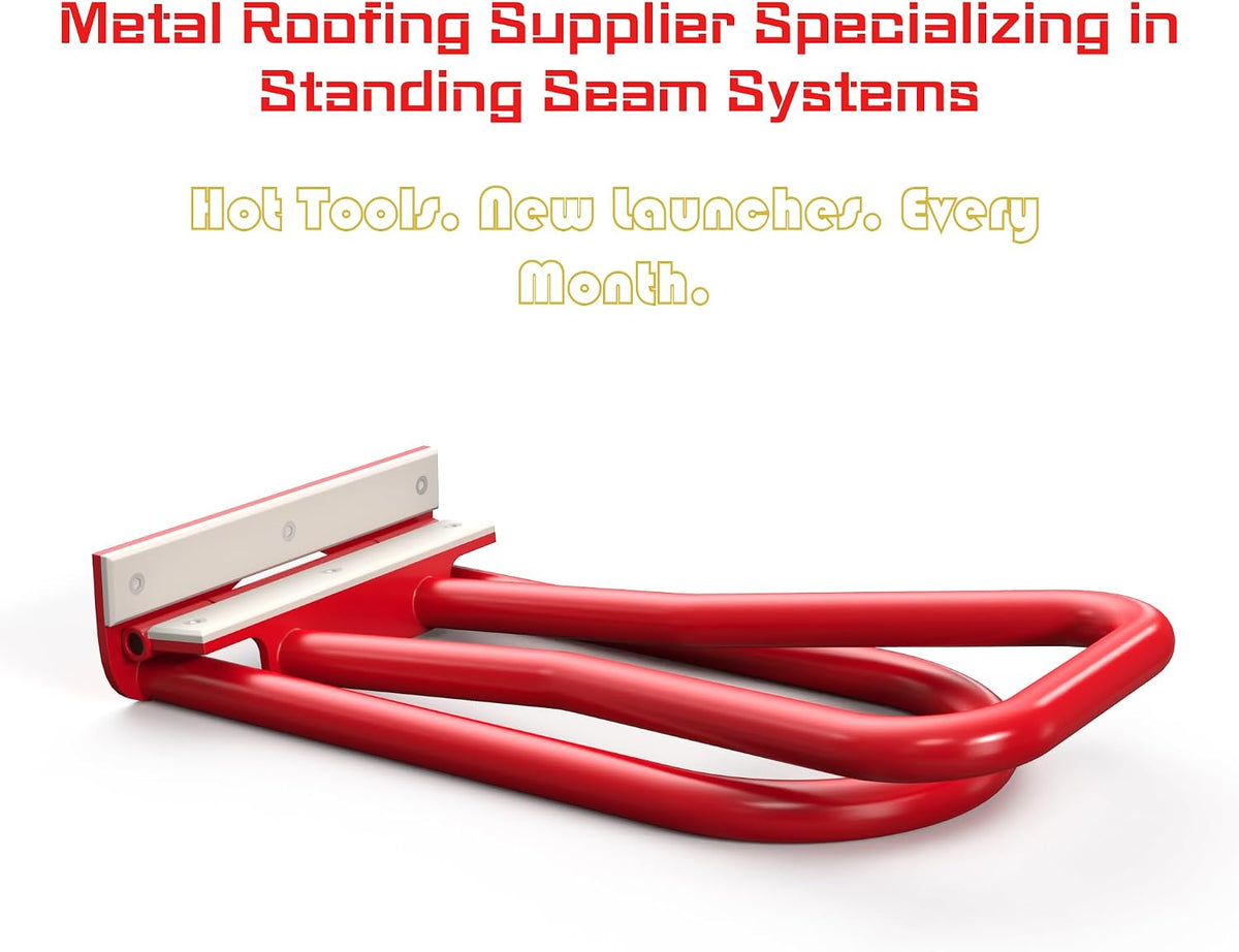 Eave seam locker STRUXEN T1,Edge Folding Tool with PVC Insert for Double Lock Standing Seam Mechanical Lock panel
