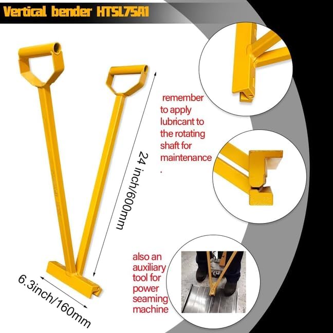 Standing Seam Double Lock Hand Seamer, for Standing Seam Mechanical Panel 1”&1.5”