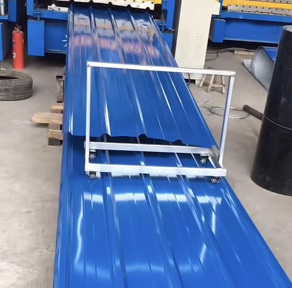 StruxenTools Rollformer Roofing Panel Material Receiving Trolley